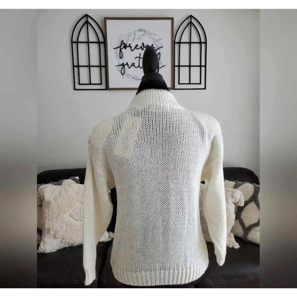 Kimberly Hope NWT Vintage 90's Boho Chic Floral Embroidered Sweater Size M - Picture 12 of 12